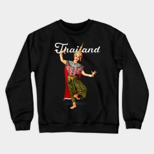 Traditional Thai Dancing Art Crewneck Sweatshirt